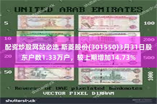 配资炒股网站必选 斯菱股份(301550)3月31日股东户数1.33万户，较上期增加14.73%